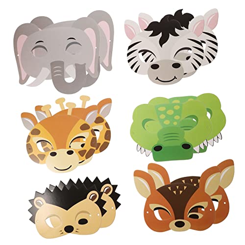 JEWEDECO 12St Maske halloween halllowen animals kucheltier mitgebsel kindergeburtstag animarus Fuchs Karikatur Gesicht Partygeschenke kinderparty Papier JEWEDECO 12St Maske halloween halllowen animals kucheltier mitgebsel kindergeburtstag animarus Fuchs Karikatur Gesicht Partygeschenke kinderparty Papier von JEWEDECO