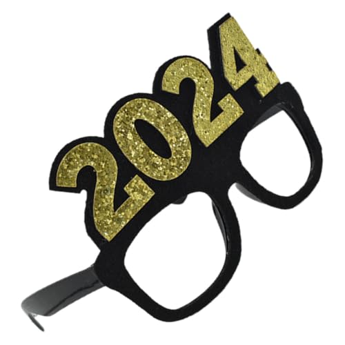 JEWEDECO 1paar Digitale Partybrille Lustige Neujahrs-sonnenbrille Für Foto-requisiten Und Festlichkeiten Leicht Tragbar Und Für Unvergessliche von JEWEDECO