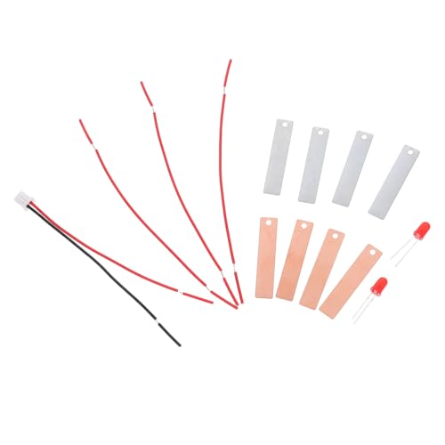JEWEDECO 2 Sätze DIY Fruchtbatterie Experimentierkit für und Physik Obstbatterie mit LED für Lehrreiche Aktivitäten zur Stromerzeugung aus Kartoffeln und Zitronen Umweltfreundliche Bildung JEWEDECO 2 Sätze DIY Fruchtbatterie Experimentierkit für und Physik Obstbatterie mit LED für Lehrreiche Aktivitäten zur Stromerzeugung aus Kartoffeln und Zitronen Umweltfreundliche Bildung von JEWEDECO
