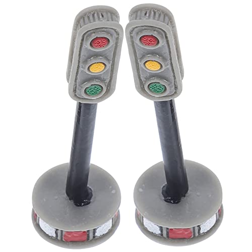 JEWEDECO 2 Stück Ampelmodell, Feenlampe, Figurenzubehör Im Maßstab 1/12, Miniatur Dekorationen, Puppenhaus Dekorationen, Miniatur Spielsets Für Mädchen, Tiny House Beleuchtung, Miniatur JEWEDECO 2 Stück Ampelmodell, Feenlampe, Figurenzubehör Im Maßstab 1/12, Miniatur Dekorationen, Puppenhaus Dekorationen, Miniatur Spielsets Für Mädchen, Tiny House Beleuchtung, Miniatur von JEWEDECO