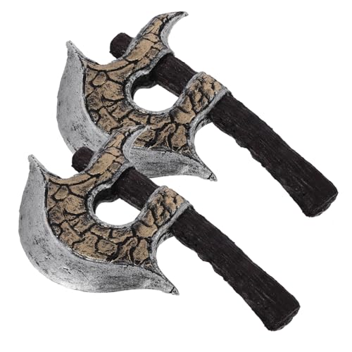 JEWEDECO 2 Stück Handaxt Requisite, Ornament, Dekorative , Simulierte Requisite, Halloween Cosplay Requisite, Halloween Streich Requisiten, Simulationsaxt Requisiten, Halloween JEWEDECO 2 Stück Handaxt Requisite, Ornament, Dekorative , Simulierte Requisite, Halloween Cosplay Requisite, Halloween Streich Requisiten, Simulationsaxt Requisiten, Halloween von JEWEDECO