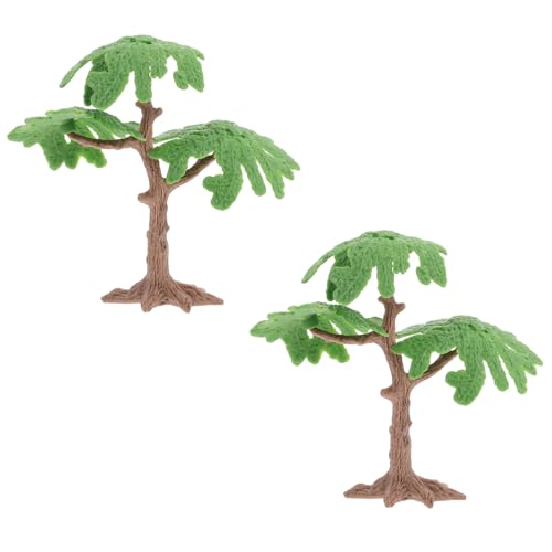 JEWEDECO 2 Stück Künstliche Ginkgo-bäume, Miniaturbäume, Zuglandschaft, Architekturbäume, Modelleisenbahn-Landschaft, Diorama-zubehör, Landschaftslandschaft JEWEDECO 2 Stück Künstliche Ginkgo-bäume, Miniaturbäume, Zuglandschaft, Architekturbäume, Modelleisenbahn-Landschaft, Diorama-zubehör, Landschaftslandschaft von JEWEDECO
