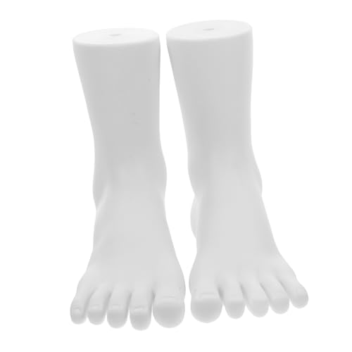 JEWEDECO Fußform-ausstellungsstände Aus Kunststoff Schaufensterpuppen-fußhalter Für Socken Schuhe Schmuck Einzelhandelsgeschäfte Mode von JEWEDECO