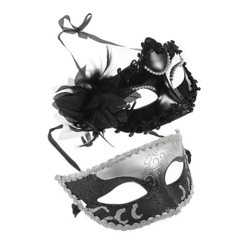 JEWEDECO Paar Maskerade Für Frauen Halbkarneval Für Venezianisches Und Cosplay-zubehör JEWEDECO Paar Maskerade Für Frauen Halbkarneval Für Venezianisches Und Cosplay-zubehör von JEWEDECO