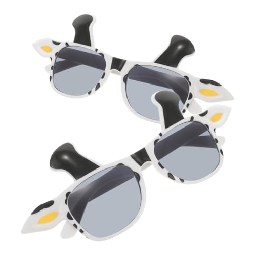 JEWEDECO 2stücke Lustige Kuhbrille Weißes Cow-themenaccessoire Für Partys Foto-requisiten Und Kostüme Für Halloween Und Geburtstagsfeiern JEWEDECO 2stücke Lustige Kuhbrille Weißes Cow-themenaccessoire Für Partys Foto-requisiten Und Kostüme Für Halloween Und Geburtstagsfeiern von JEWEDECO