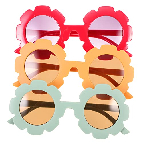 JEWEDECO 3 Paare Teiliges Sonnenblumen Sonnenbrillen für Partys Lustige Sonnenbrillen Dekorative Brillen für Geburtstage Festlichkeiten Leicht Sicher JEWEDECO 3 Paare Teiliges Sonnenblumen Sonnenbrillen für Partys Lustige Sonnenbrillen Dekorative Brillen für Geburtstage Festlichkeiten Leicht Sicher von JEWEDECO
