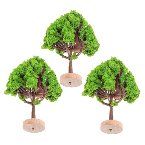 JEWEDECO 3 Stück Miniatur Bäume mit Sockel Realistische Modellbäume für Diorama Landschaftsbau DIY Architektur Bastelbedarf für Garten und Modelleisenbahn JEWEDECO 3 Stück Miniatur Bäume mit Sockel Realistische Modellbäume für Diorama Landschaftsbau DIY Architektur Bastelbedarf für Garten und Modelleisenbahn von JEWEDECO