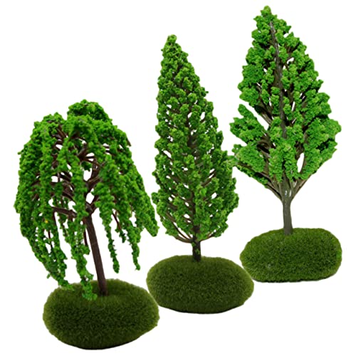 JEWEDECO 3 Stück Miniatur Diorama Bäume Künstliche Landschaftsmodelle für DIY Projekte Leicht für Sandtisch Dekoration und Mikrolandschaften JEWEDECO 3 Stück Miniatur Diorama Bäume Künstliche Landschaftsmodelle für DIY Projekte Leicht für Sandtisch Dekoration und Mikrolandschaften von JEWEDECO
