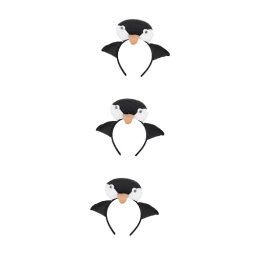 JEWEDECO 3stücke Pinguin Haarreif Lustiges Pinguin Kopfband Haarschmuck Für Junge Mädchen Und Erwachsene Für Halloween Partys Und Kinderfreundliche Veranstaltungen GeschenkideeCosplay JEWEDECO 3stücke Pinguin Haarreif Lustiges Pinguin Kopfband Haarschmuck Für Junge Mädchen Und Erwachsene Für Halloween Partys Und Kinderfreundliche Veranstaltungen GeschenkideeCosplay von JEWEDECO