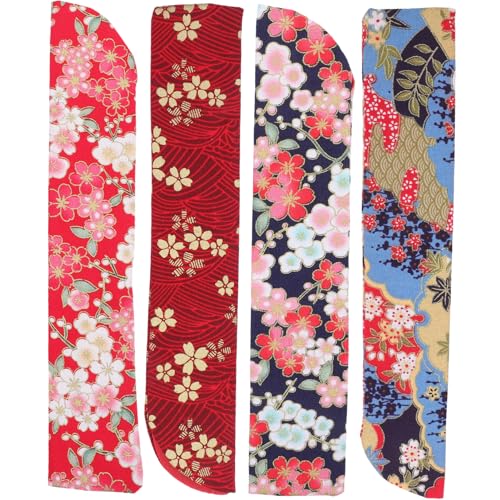 JEWEDECO 4 Stück Vintage Japanische Handfächer Tasche Faltbarer Handventilator Beutel Floralem Muster Leichtes Zubehör für Fächer Aufbewahrung und Geschenk Vielseitig Verwendbar JEWEDECO 4 Stück Vintage Japanische Handfächer Tasche Faltbarer Handventilator Beutel Floralem Muster Leichtes Zubehör für Fächer Aufbewahrung und Geschenk Vielseitig Verwendbar von JEWEDECO