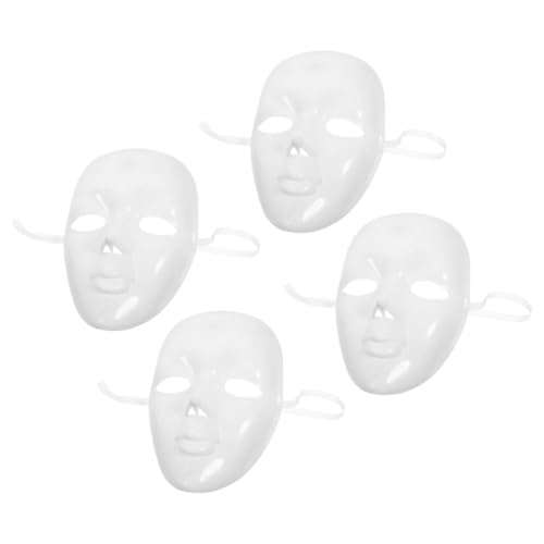 JEWEDECO Kreieren Sie Ihren Eigenen Stil 4 Stück Leere Weiße Gemälde Für Halloween-cosplay-partys JEWEDECO Kreieren Sie Ihren Eigenen Stil 4 Stück Leere Weiße Gemälde Für Halloween-cosplay-partys von JEWEDECO