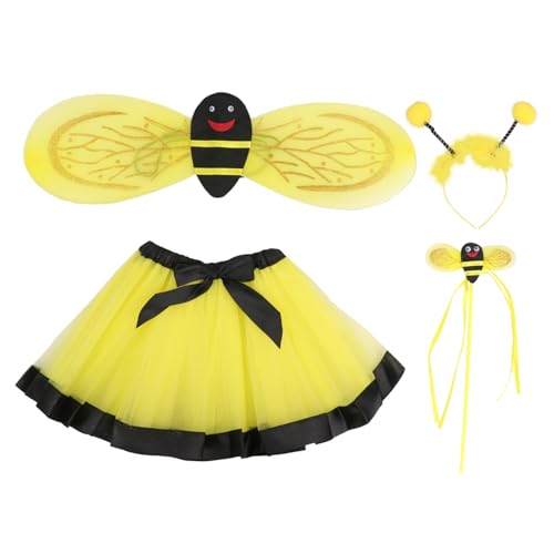 JEWEDECO Cosplay-kleidung Für Jungen Und Mädchen Bienenkostüm Tutu-set Für Partys Und Fotoshootings JEWEDECO Cosplay-kleidung Für Jungen Und Mädchen Bienenkostüm Tutu-set Für Partys Und Fotoshootings von JEWEDECO