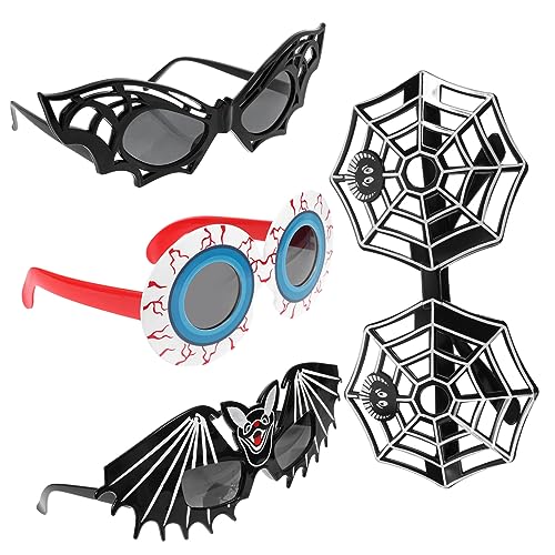JEWEDECO 4stücke Halloween Brillen Mit Kreativen Designs Für Partys Lustige Cosplay Requisiten Für Erwachsene Für Und Feierliche Anlässe JEWEDECO 4stücke Halloween Brillen Mit Kreativen Designs Für Partys Lustige Cosplay Requisiten Für Erwachsene Für Und Feierliche Anlässe von JEWEDECO