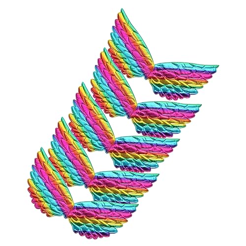 JEWEDECO 5 Stück Einhorn Kostüm Requisiten, Verkleidungszubehör, Große Feenflügel, Engelsflügel Für Cosplay, Zarte Cosplay Requisiten, Engelsflügel Für Mädchen Outfits, Zubehör, JEWEDECO 5 Stück Einhorn Kostüm Requisiten, Verkleidungszubehör, Große Feenflügel, Engelsflügel Für Cosplay, Zarte Cosplay Requisiten, Engelsflügel Für Mädchen Outfits, Zubehör, von JEWEDECO