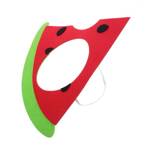 JEWEDECO Must-have Für Die Fotokabine Entzückende Wassermelonenmaske Aus Party-cosplay-filz von JEWEDECO