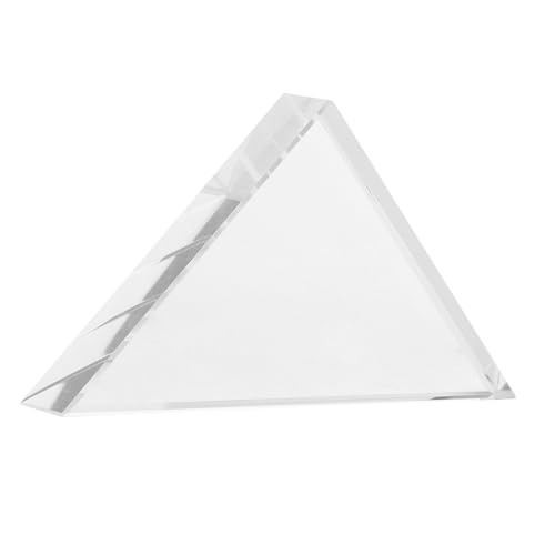 JEWEDECO Lehren Sie Physik Und Optik Mit Diesem Dreieckigen Prismenglas-set Für Experimente Im Klassenzimmer Und Zu Hause von JEWEDECO
