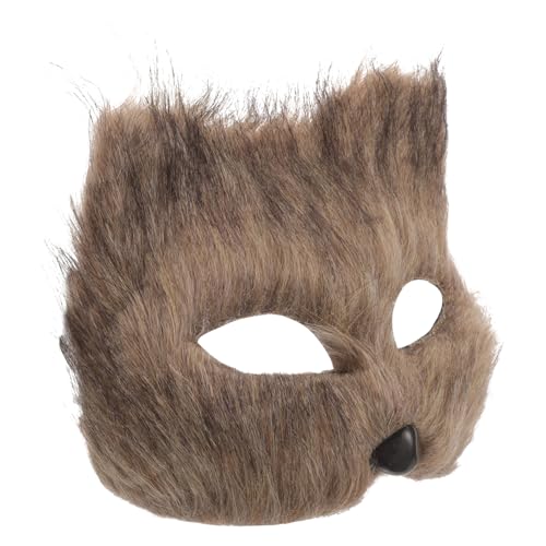 JEWEDECO Fuchsmaske, Damen Gesichtsmaske, Halbgesichtsmaske, Kostüm, Fuchs, Partymaske, Fuchs, Maskenmaske, Party, Cosplay Requisiten, Gesichtsbedeckung, Pelzige Kostümmaske, Cosplay JEWEDECO Fuchsmaske, Damen Gesichtsmaske, Halbgesichtsmaske, Kostüm, Fuchs, Partymaske, Fuchs, Maskenmaske, Party, Cosplay Requisiten, Gesichtsbedeckung, Pelzige Kostümmaske, Cosplay von JEWEDECO