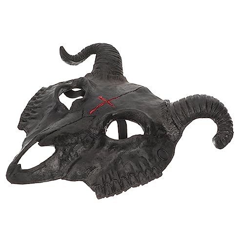 JEWEDECO Halloween Aus Pu Material, Schaf, Neuartige Halloween Kostüm Materialien, Kostümparty Gesichtsmaske, Ziegenmaske, Urlaubsparty JEWEDECO Halloween Aus Pu Material, Schaf, Neuartige Halloween Kostüm Materialien, Kostümparty Gesichtsmaske, Ziegenmaske, Urlaubsparty von JEWEDECO