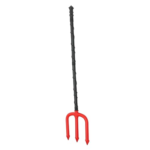 JEWEDECO Halloween Teufelsgabel Halloween Pitchfork Halloween Teufel Pitchfork Dämon Pitchfork Teufel Pitchfork Accessoire Dämon Pichfork Teufelsgabel Kleine Teufel Pitchfork Teufelskostüm von JEWEDECO