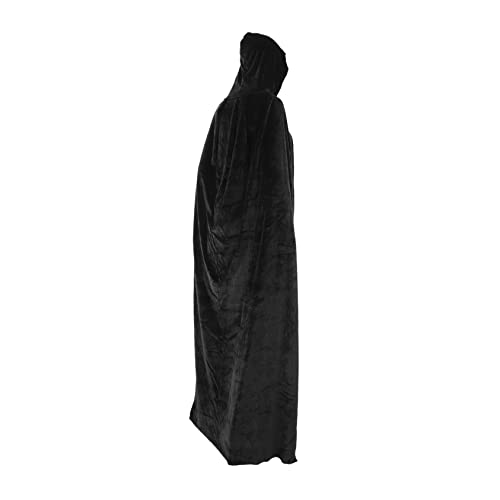 JEWEDECO Halloween Umhang Zaubererkostüm Herren Umhang Mit Kapuze Herrenumhänge Und Umhänge Umhang Mit Kapuze Halloween Umhang Lange Robe Langer Umhang Gothic Ritterumhang Kapuzenumhang von JEWEDECO