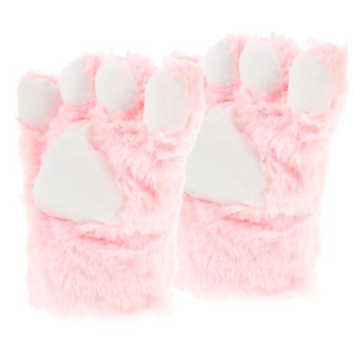 JEWEDECO Pfotenschutz Für Katzen Kuschelige Katzenpfoten Für Cosplay Üschige Krallenhandschuhe Pink Für Erwachsene Ideal Für Karneval Halloween Kostümpartys JEWEDECO Pfotenschutz Für Katzen Kuschelige Katzenpfoten Für Cosplay Üschige Krallenhandschuhe Pink Für Erwachsene Ideal Für Karneval Halloween Kostümpartys von JEWEDECO