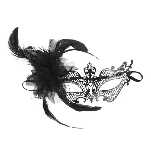 JEWEDECO Maskenball Halbmaske für Damen Metallmaske mit Glitzernden Strasssteinen Elegantes Design für Karneval Halloween und Partys und Auffällig JEWEDECO Maskenball Halbmaske für Damen Metallmaske mit Glitzernden Strasssteinen Elegantes Design für Karneval Halloween und Partys und Auffällig von JEWEDECO