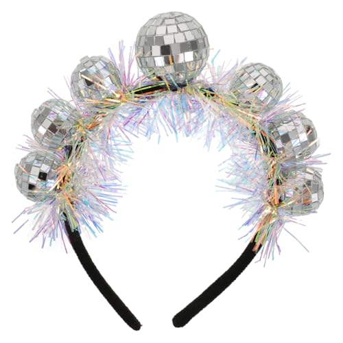 JEWEDECO Regenbogen-film-stirnband Discokugel-haarband Für Party Cosplay Stirnband Dekoratives Haarband Leichtes Festliches Accessoire JEWEDECO Regenbogen-film-stirnband Discokugel-haarband Für Party Cosplay Stirnband Dekoratives Haarband Leichtes Festliches Accessoire von JEWEDECO