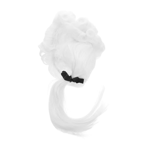 JEWEDECO Anwalt Richter Perücke Deko Perücke Richter Accessoires Kostüm Gentleman Perücke JEWEDECO Anwalt Richter Perücke Deko Perücke Richter Accessoires Kostüm Gentleman Perücke von JEWEDECO