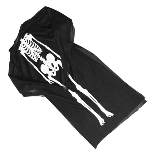 JEWEDECO Skelett Halloween Kostüm für Cosplay Outfit mit Retro Cape für Grusel Events Leicht zu Reinigen und Komfortabel für Schulfeste und Halloween Feiern JEWEDECO Skelett Halloween Kostüm für Cosplay Outfit mit Retro Cape für Grusel Events Leicht zu Reinigen und Komfortabel für Schulfeste und Halloween Feiern von JEWEDECO