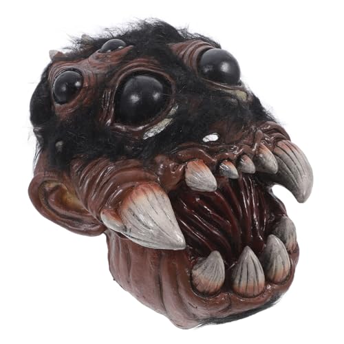 JEWEDECO Spinnenmaske Halloween Masquerade Maske Elastisch Angenehm Realistisch Tierkostüm Cosplay Party Zubehör für Erwachsene und Fasching von JEWEDECO