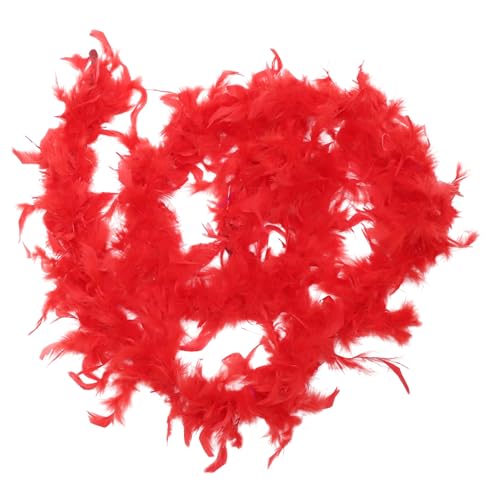 JEWEDECO Federstreifendekoration Boa Für Party Federboa Deko Kostümzubehör DIY Projekt Schmuckaccessoire Breite Anwendung Festivalseite Elegante Gestaltung Heimdekoration von JEWEDECO