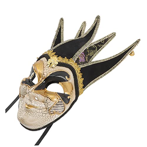 JEWEDECO Venezianische Maske Masken Maskerade Gesicht Erwachsene Maske Streich Halloween-partymaske Festival-accessoire Mann Maske Cosplay-maske Maske Für Draußen Black Plastik JEWEDECO Venezianische Maske Masken Maskerade Gesicht Erwachsene Maske Streich Halloween-partymaske Festival-accessoire Mann Maske Cosplay-maske Maske Für Draußen Black Plastik von JEWEDECO