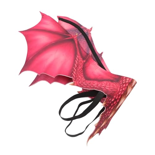 JEWEDECO Vlies Drachenflügel, Cosplay Kostüm Für Erwachsene, Drachenkostüm Für Männer, Cosplay Drache, Cosplay Flügel, Verkleidung, Drachenkostüm, Halloween Zubehör, Cosplay Drache von JEWEDECO