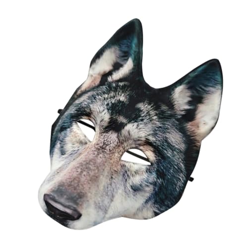 JEWEDECO Wolf Maske Halloween Tiermasken Gruselige Verstellbare Kopfband Kostümmaske für Erwachsene Karneval Party JEWEDECO Wolf Maske Halloween Tiermasken Gruselige Verstellbare Kopfband Kostümmaske für Erwachsene Karneval Party von JEWEDECO