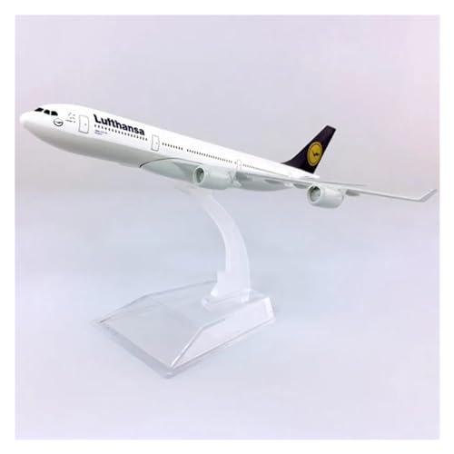 Ferngesteuertes Flugzeug 16CM Maßstab 1:400 Luftflugzeug A340 Modell W Basislegierung Flugzeug Flugzeug Display Spielzeug Dekoration von JEWOSS