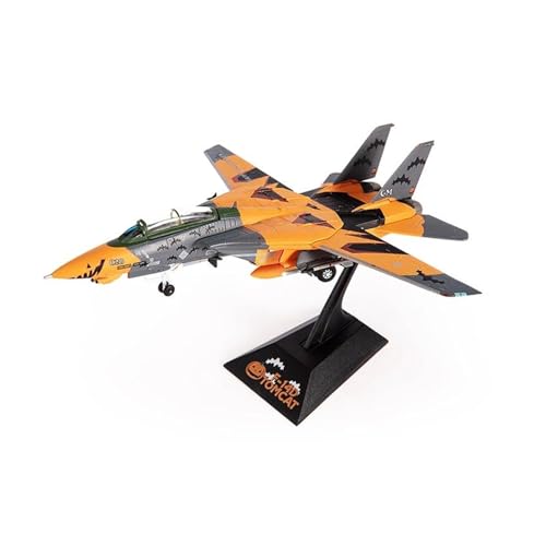 Ferngesteuertes Flugzeug Diecast Metall Maßstab 1:144 F14D F-14 F14 VF11 Tomcat ACE Combat Flugzeug Kampfflugzeug Modell Spielzeug von JEWOSS