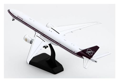 Ferngesteuertes Flugzeug XX40068 JC Wings 1:400 Qatar Airways „Retro Livery“ Boeing B777-300er Druckguss-Flugzeugmodell A7-BAC von JEWOSS