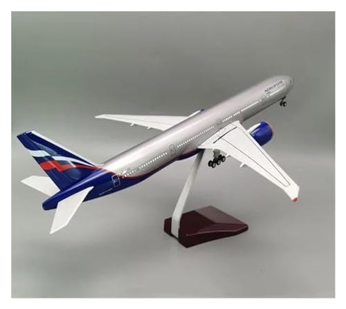 JEWOSS Ferngesteuertes Flugzeug 47 cm Maßstab 1:150 Boeing 777 Airlines Diecast Model Airlines Harz Flugzeug Spielzeug Display von JEWOSS