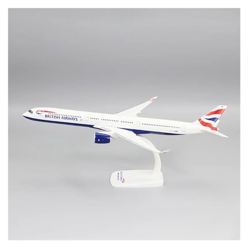 JEWOSS Ferngesteuertes Flugzeug Britisches Luftflugzeug A350 A350-1000 Im Maßstab 1:200, ABS-Kunststoff Mit Basis, Flugzeugmodell-Spielzeug von JEWOSS