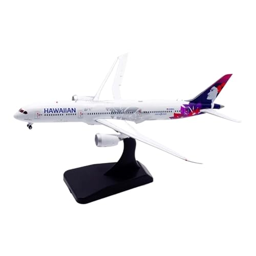 JEWOSS Ferngesteuertes Flugzeug Diecast Aviation AV4174 Hawaiian Airlines B787-9 N780HA Passagierflugzeugmodell 1/400 Flugzeugmodell von JEWOSS