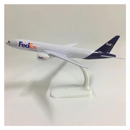 JEWOSS Ferngesteuertes Flugzeug Für FedEx Aviation Boeing 777 Flugzeugmodell 1:300 Druckguss-Metallflugzeuge Spielzeugflugzeuge 20 cm von JEWOSS