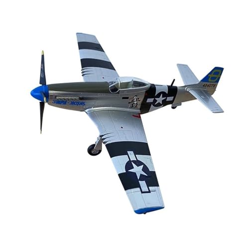 JEWOSS Ferngesteuertes Flugzeug Maßstab 1:72 P51D Fighter 37291 Aus Dem Zweiten Weltkrieg, Flugzeugmodell, Spielzeug-Display-Ornament von JEWOSS