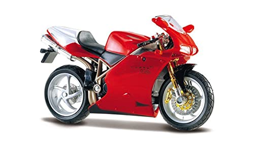 JEWOSS Für Ducati 998R 1:18 Aluminium-Druckguss-Motorradmodell Bedienbarer Shork-Absorber Spielzeuggeschenke Spielzeugsammlung Motorrad-Modelle von JEWOSS