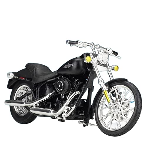 JEWOSS Für Harley 2002 FXSTB Night Traink 1:18 Motorradmodell Spielzeugserie Mini-Motorrad Druckguss-Metall- Und Kunststoffteile Motorrad-Modelle (Color : FXSTB Night Traink, Size : 1) von JEWOSS