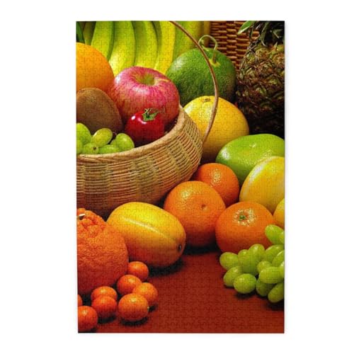 Variety Fresh Vegetables Fruits Print Exquisite Jigsaw Puzzle Jigsaw Puzzle Boxed Wooden Jigsaw Puzzle 1000 Pieces von JEWOSS