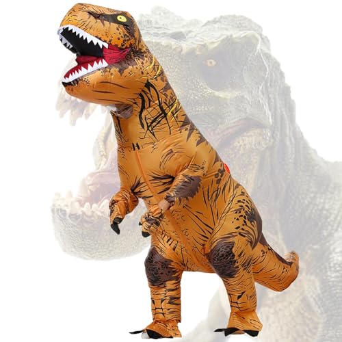 PARAYOYO Aufblasbare Dinosaurier kostüm Aufblasbare Trex Kostüm Erwachsene Dino kostüm Halloween Karneval Party Tyrannosaurus Rex Anzug Männer Frauen PARAYOYO Aufblasbare Dinosaurier kostüm Aufblasbare Trex Kostüm Erwachsene Dino kostüm Halloween Karneval Party Tyrannosaurus Rex Anzug Männer Frauen von PARAYOYO
