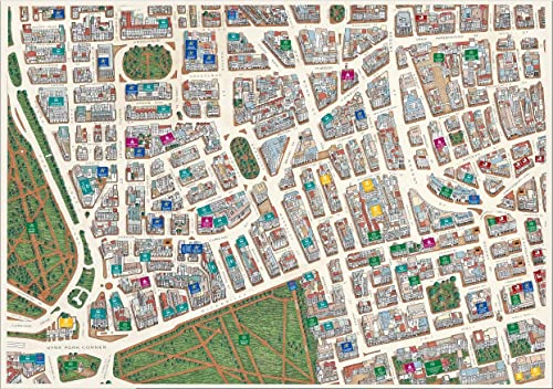JG London, Piccadilly Area, Street Map 1000 Piece Jigsaw Puzzle von JG