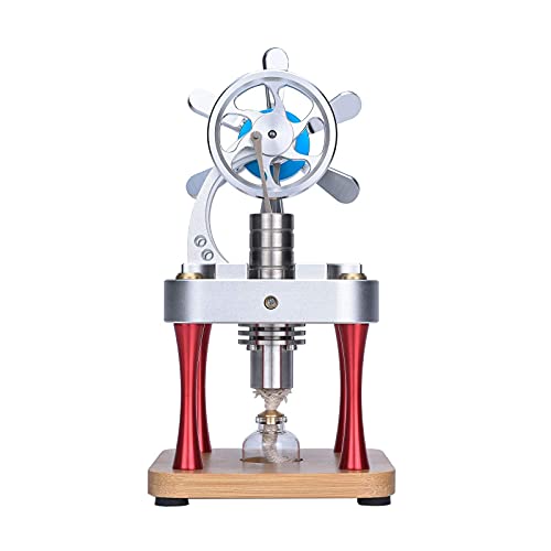 Stirling-Kit, Air Coo Metall-Stirling-Generator-Modell, Stromgenerator, physikalisches Experiment, Geschenk für Erwachsene und Kinder, von JGDLBXJY