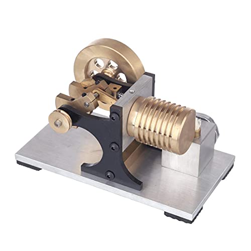 Stirling-Kit, Metall-Saug-Feuer-Stirling-Generator-Modell, Stromgenerator, physikalisches Experiment, Geschenk für Erwachsene und Kinder, von JGDLBXJY