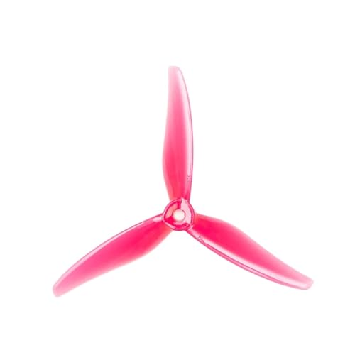 JGHFReW 12 PCs 51466 5 Zoll 3 Propeller -Set 6 Paare CW CCW -Requisiten kompatibel mit FPV Racing Drohnen -bürstenlosen Motoren(6 Pair Pink) von JGHFReW